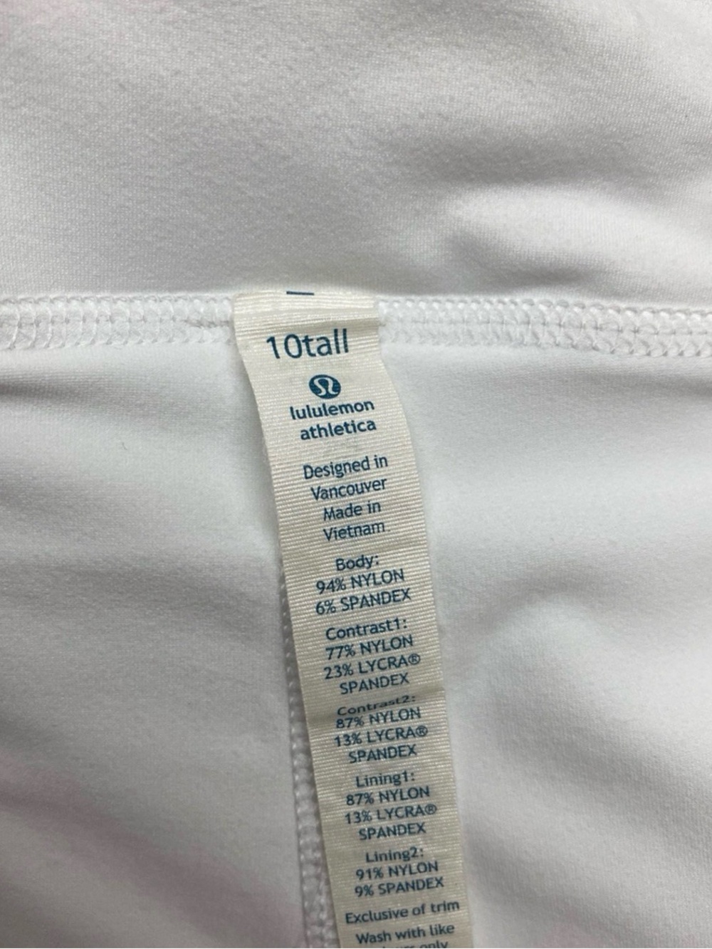 Lululemon Pace Setter Skirt Skort Tennis Running Size 10 Tall - Picture 9 of 11